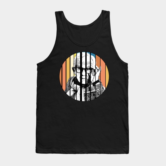 Leslie Jordan-Retro sun Tank Top by Ecsa